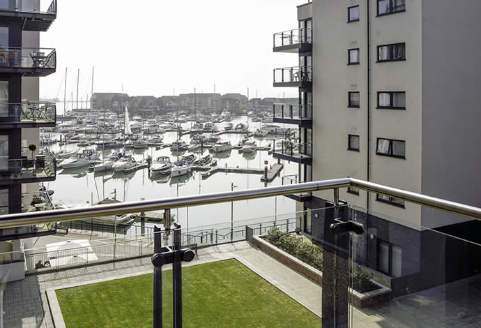 Ocean Village apartments balcony view